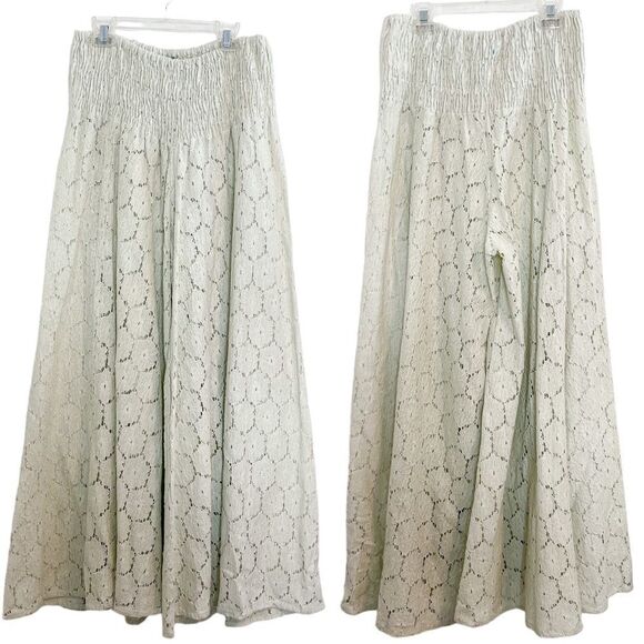 Antica Sartoria Crochet Lace Wide Leg Pants M - Picture 5 of 8